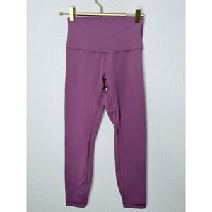 Lululemon Align High Rise Pant Womens Size 4 Mauve Pink Yoga Athletic